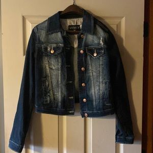 Vanity Brand size M Jean jacket brand new, tags still on.